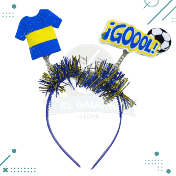 Vincha Resorte BOCA JUNIORS x1 Un.