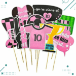 ESCENOGRAFIAS PARA FOTOS Photo Props Carteles y Frases Inter Miami, 12 Unidades