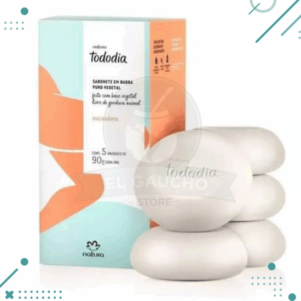 Natura Jabones Tododia Mecadamia 5unid x90gr (450g)
