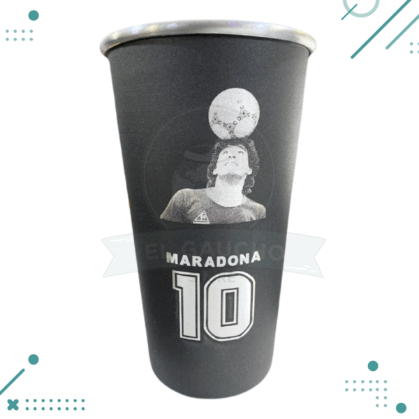 Vaso Fernet Aluminio DIEGO MARADONA (PELOTA)