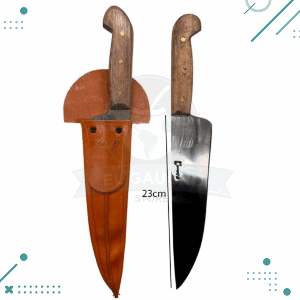 Cuchilla-Tala 23cm + Funda Cuero