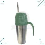 Termo Autocebante Metalico 400cc Verde Oscuro