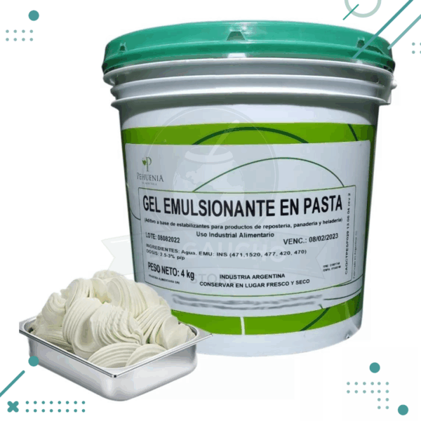 Gel Emulsionante En Pasta Para Helados Batidos 4 Kg