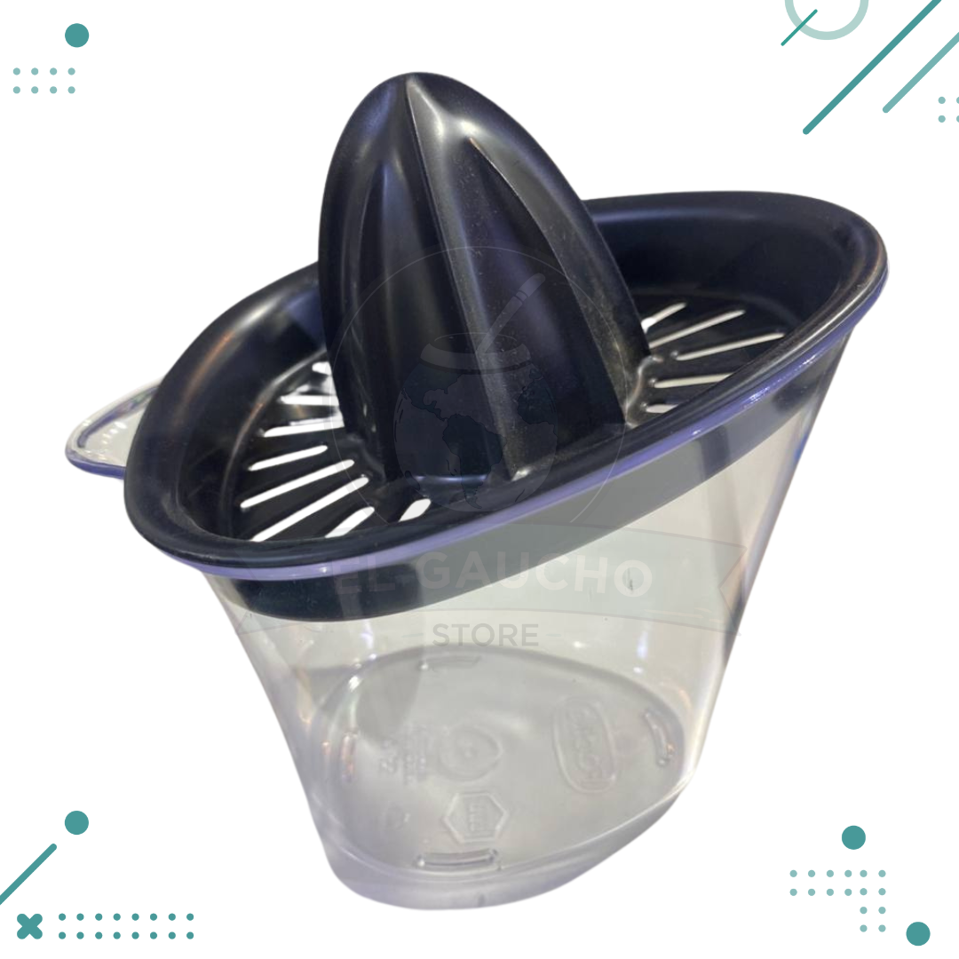 Diseno-sin-titulo-2024-05-09T084332.442.png Exprimidor de Cítricos Manual de Acrilico NEGRO 800cc - Imagen 1