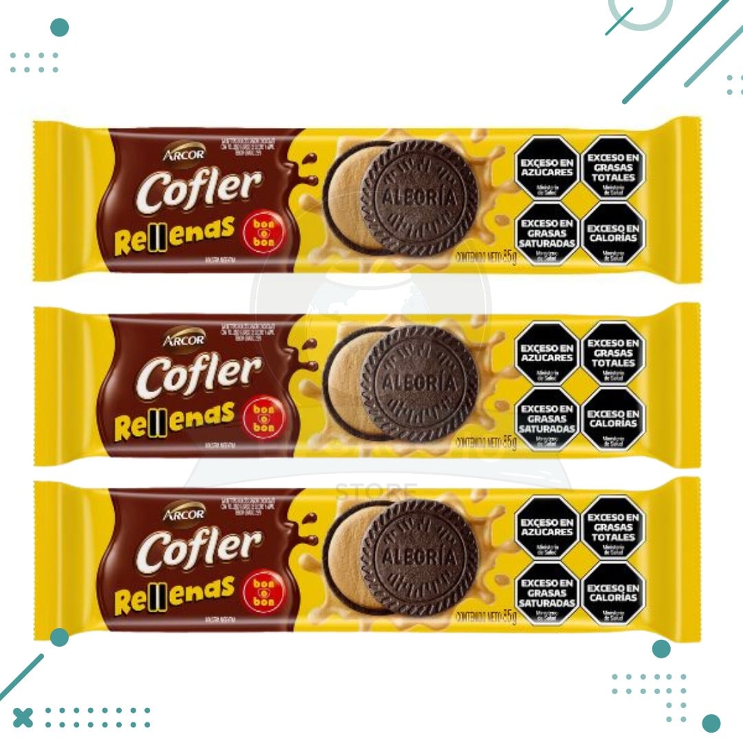 Diseno-sin-titulo-2024-05-10T164919.384.png Galletitas Cofler rellenas de bon o bon (85Gr) pack x3 unidades (255gr) - Imagen 1