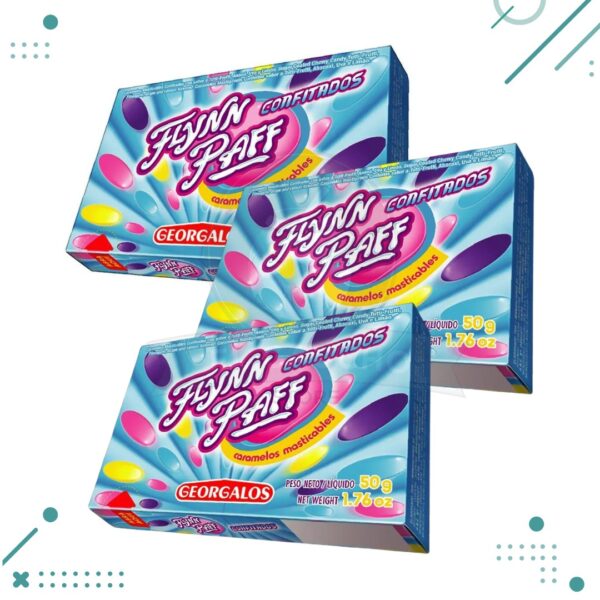 Caramelo FLYNN PAFF CONFITADOS (50gr.) (Por 3u.) (150gr.)