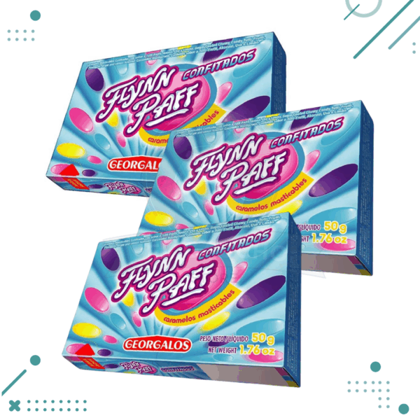 Caramelo FLYNN PAFF CONFITADOS (50gr.) (Por 3u.) (150gr.)
