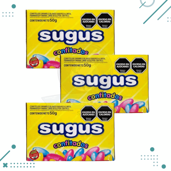 Caramelo Sugus Confitados (50gr.) (Por 3u.) (150gr.)