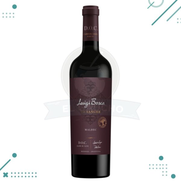 Vino Luigi Bosca de Sangre Malbec - D.O.C 750ml