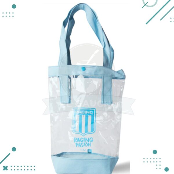 Bolso Matero Transparente - Racing Club