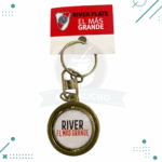 Llavero Giratorio River Plate DORADO - Imagen 3