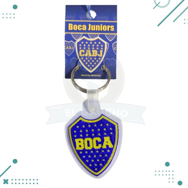 Llavero Escudo plastico BOCA