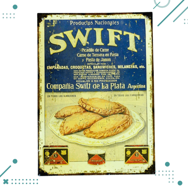 Cartel Chapa "Swift" (20x28cm)
