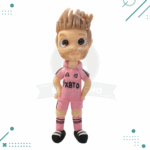 Adorno para Torta MESSI Inter de Miami MOD 2 (18 cm aprox)