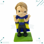 Adorno para Torta - Hincha Boca Juniors 12cm Aprox MOD2