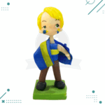 Adorno para Torta - Hincha Boca Juniors 10cm Aprox