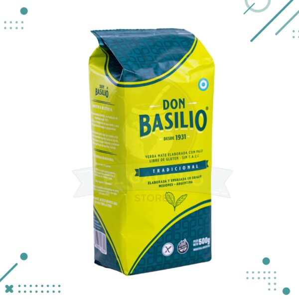 DON BASILIO yerba mate tradicional 500gr