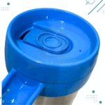 Vaso Mug Térmico, Metálico AZUL 400ml - Imagen 2