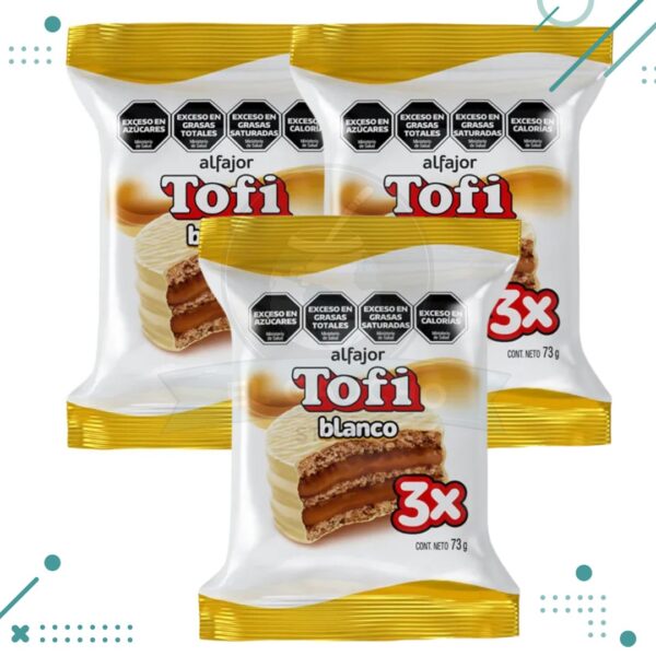 Tofi Alfajor TRIPLE Blanco (73gr)(Pack de 3u)(219gr)