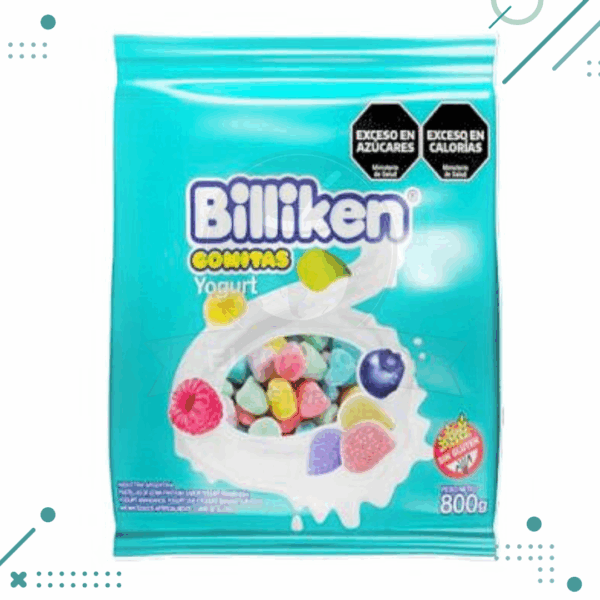 Gomitas Billiken Yogurt 800gr