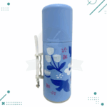 Mate Autocebante con Diseño Flores AZUL 900ml