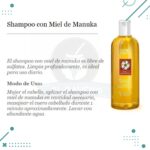 Shampoo Neutro Miel De Manuka Sin Sulfatos 375ml Tan Natural - Imagen 2