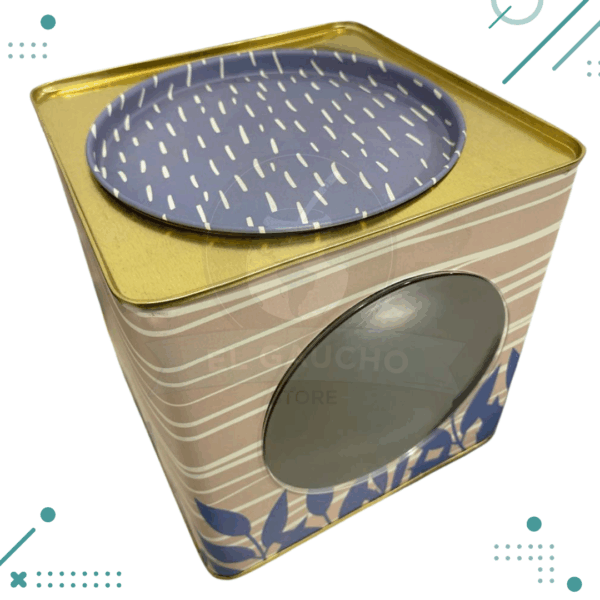 Lata Cookie Marwal con Visor 17x17cm "Cookies"