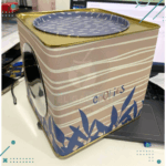 Lata Cookie Marwal con Visor 17x17cm "Cookies" - Imagen 2