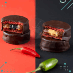 Nuevo Alfajor Havanna Picante, Caja de 9un (6un Peperoncino, 3un Jalapeño)(720gr) - Imagen 3