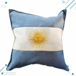 Funda para Almohadon, Bandera Argentina 50x50cm