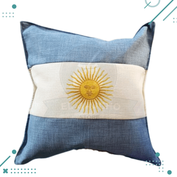 Funda para Almohadon, Bandera Argentina 50x50cm