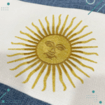 Funda para Almohadon, Bandera Argentina 50x50cm - Imagen 5