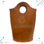Canasta Matera Large, Cuero Premium, MARRON (40x30cm Aprox.)