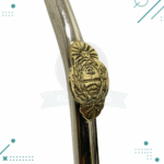 Bombilla Bombilla Estribo Alpaca, Escudo Nacional 17cm - Imagen 2