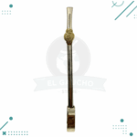 Bombilla Bombilla Estribo Alpaca, Escudo Nacional 17cm