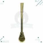 Bombilla Bombillón Alpaca, Cincelada, Pico del Rey 18cm