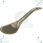 Bombilla Bombillón Alpaca, Cincelada, Pico del Rey 18cm - Imagen 3