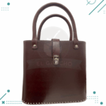 Canasta Bolso Matero 100% Cuero PREMIUM, Marron Oscuro - Imagen 4