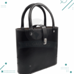 Canasta Bolso Matero 100% Cuero PREMIUM, color NEGRO