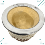 Mate Calabaza Tejido en Tiento, Color Marron (10cm Aprox.) - Imagen 2