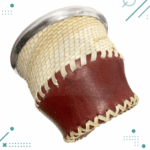 Mate Calabaza Tejido en Tiento, Color Marron (10cm Aprox.) - Imagen 3