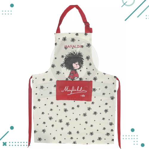 Diseno-sin-titulo-2025-02-27T120035.131.png Delantal Mafalda Gabardina, Color Beige (85x58cm) - Imagen 1