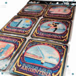 Posavasos Corcho "Buenos Aires, Argentina" X6 Unidades - Imagen 2