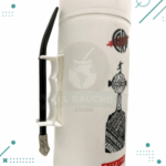 Termo Mate Autocebante + Bombilla "River Plate" (25x9cm) - Imagen 2
