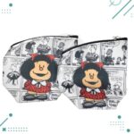 Kit Matero "Mafalda" Bolso+Yerbera(tela)+Azucarera(tela)+Mate+Bombilla - Imagen 5