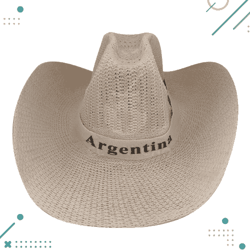 Diseno-sin-titulo-2025-02-27T131030.437.png Gorro Cowboy Texano Vaquero Y Playero Argentina Turistico - Imagen 1