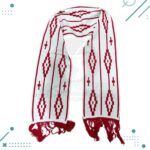 Bufanda De Hilo Reversible, Color rojo. (aprox 1.5mts) - Imagen 4
