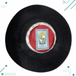 Boina Vasca De Pana vuelo 32cm Gaucho COLOR NEGRO - Imagen 2