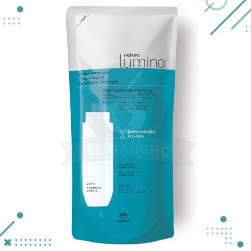 Diseno-sin-titulo-2025-03-07T083633.695.png Repuesto Natura Lumina, Acondicionador Liso Natural 300ml - Imagen 1