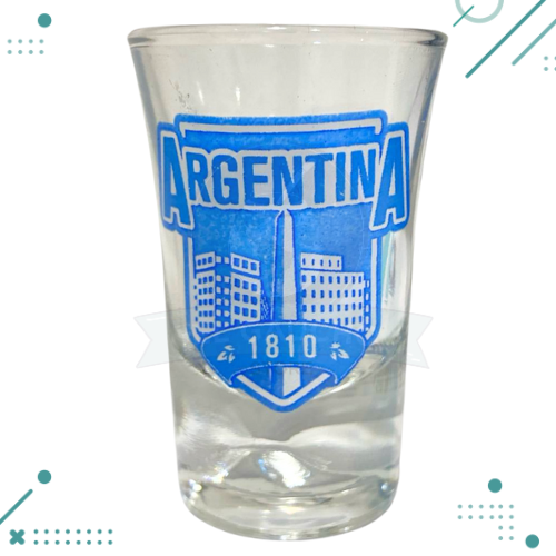 Diseno-sin-titulo-2025-03-07T154520.061.png Vaso Tequilero Vidrio (Licor, Shot, Chupitos) - Argentina, Obelisco, Ciudad (7x5cm) - Imagen 1